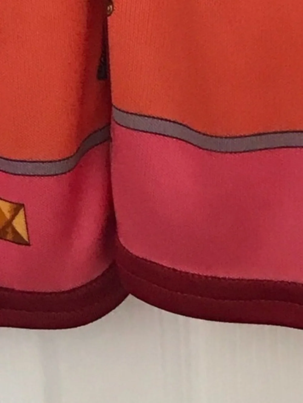 Authentic Hermes Les Cles Long Sleeve Top EUC